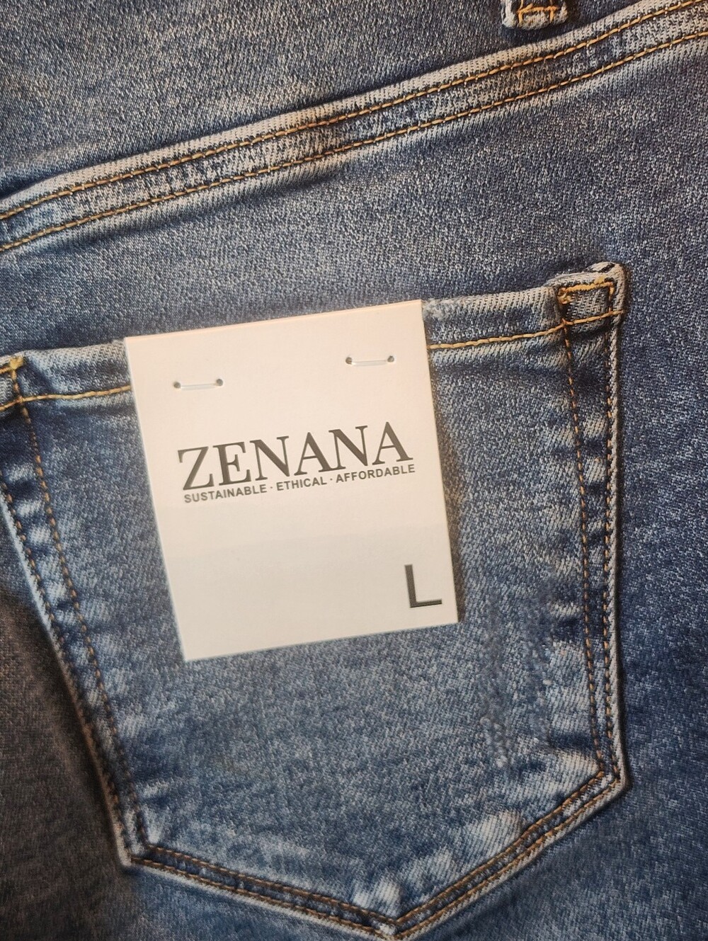 Zenana High-Rise Denim Distressed Bermuda Shorts - Picture 9 of 10